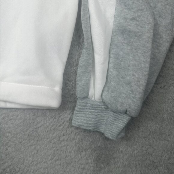 New Look Womens Sweatshirt Half Zip White Babe Girl Plus Size Ladies Autumn 2X - Picture 4 of 10